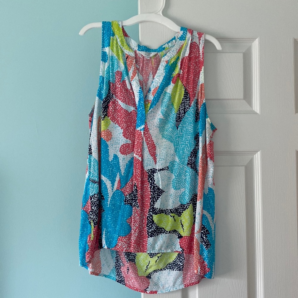 Crown and Ivy Coral Tank Top